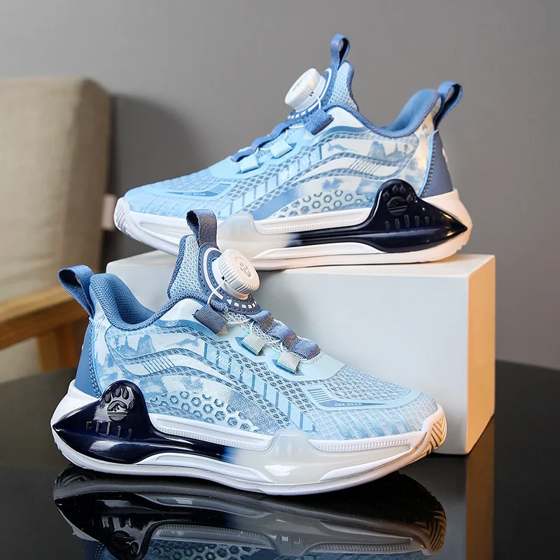 

Boys' 2024 Spring New Sports Shoes Anti Slip Fashion Versatile Middle School Girls' Running Shoes