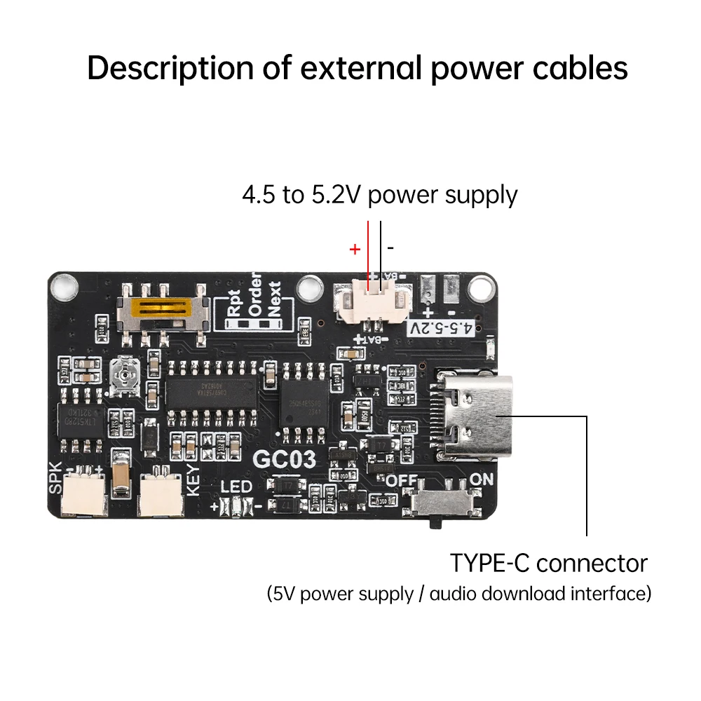 Recordable Sound Module 8M MP3 Button/Magnet Control Music Voice Player Board Speaker DIY Greeting Card Gift Christmas sound module music player
