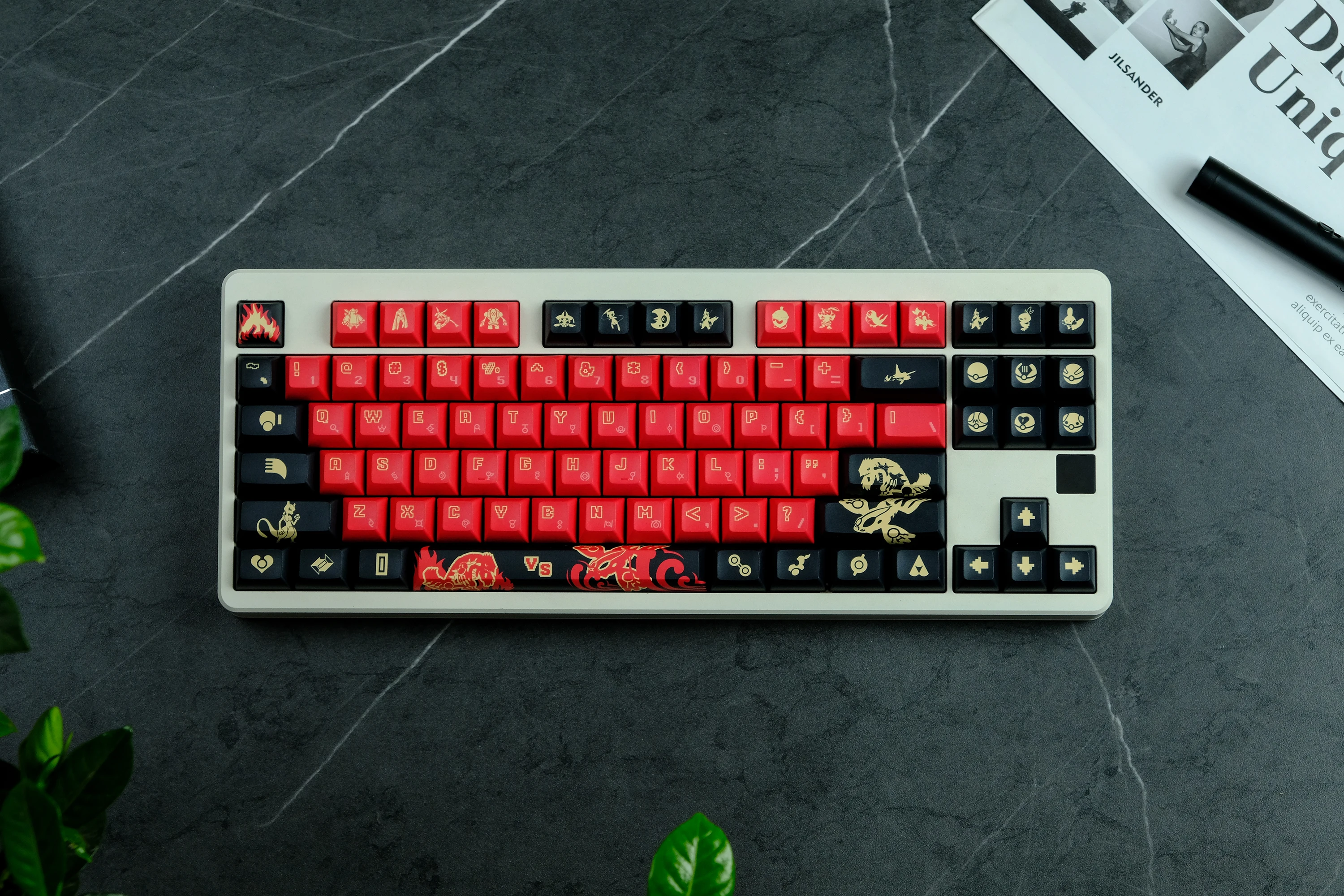 Dye Sublimação Teclado Mecânico Keycap Para Interruptor