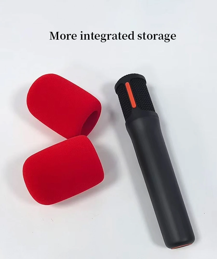 2Pcs Microphone Windproof Cover for JBL PartyBox Encore2 ON-THE-GO 2 Microphone Cover Mike Windscreens Sponge Protective Case