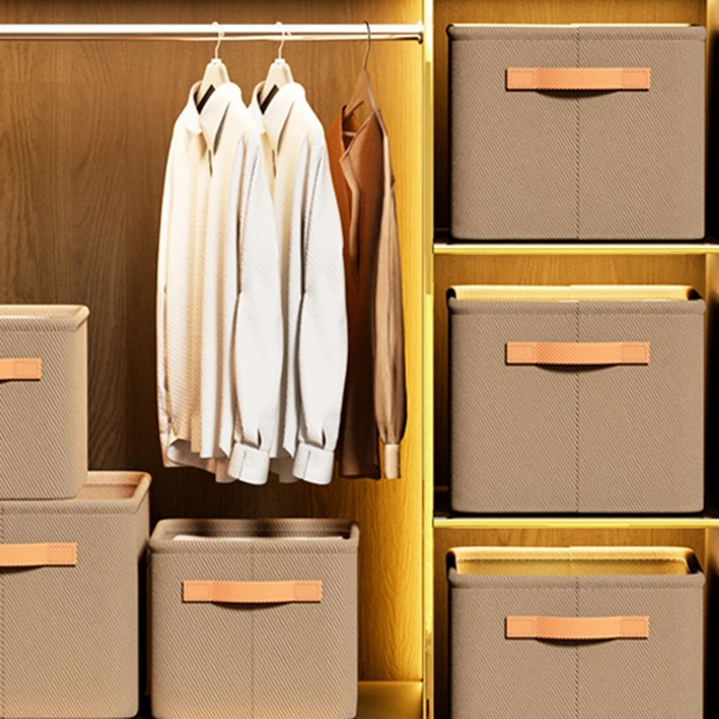 Clothes Organizer Non-Woven Wardrobe Clothes Storage Box for Underwear T-Shirt Jeans Storage Basket Cabinet Sundries Organizer