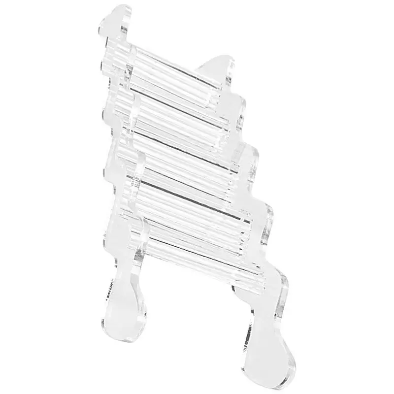 Syrian Hamster Toys Acrylic Climbing Ladder Clear Design Small Animal Ramp Hamster Furniture for Gerbils Mice