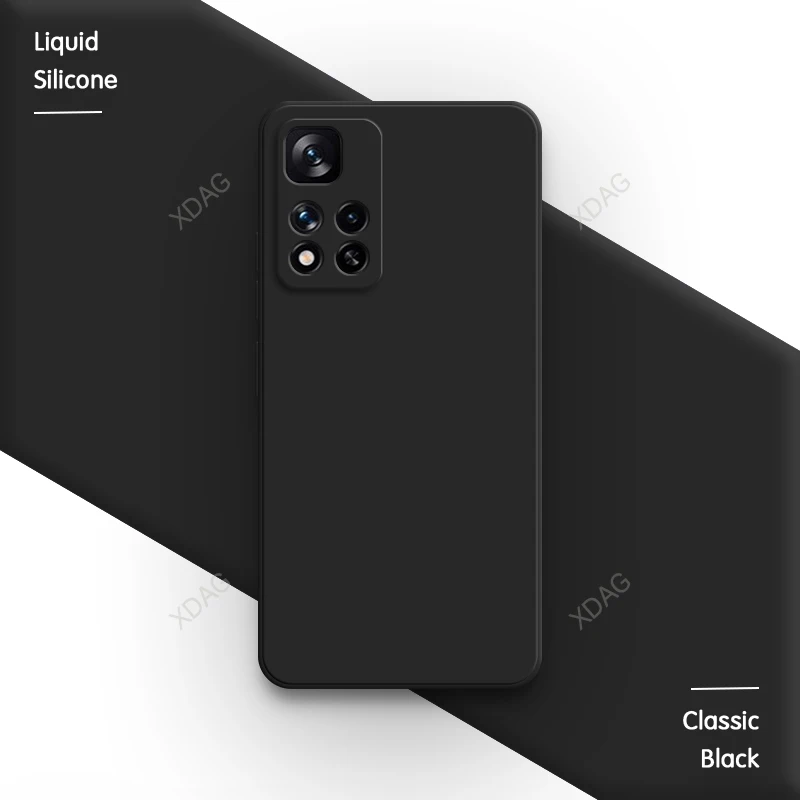 Liquid Silicone Original Basic Back Cover Phone Case