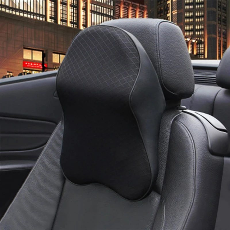Ergonomic Memory Foam Neck Pillow for Car Seats