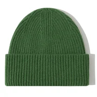 Wool Beanies Women Knitted Cap Hat Men Winter Warm Bonnet 1