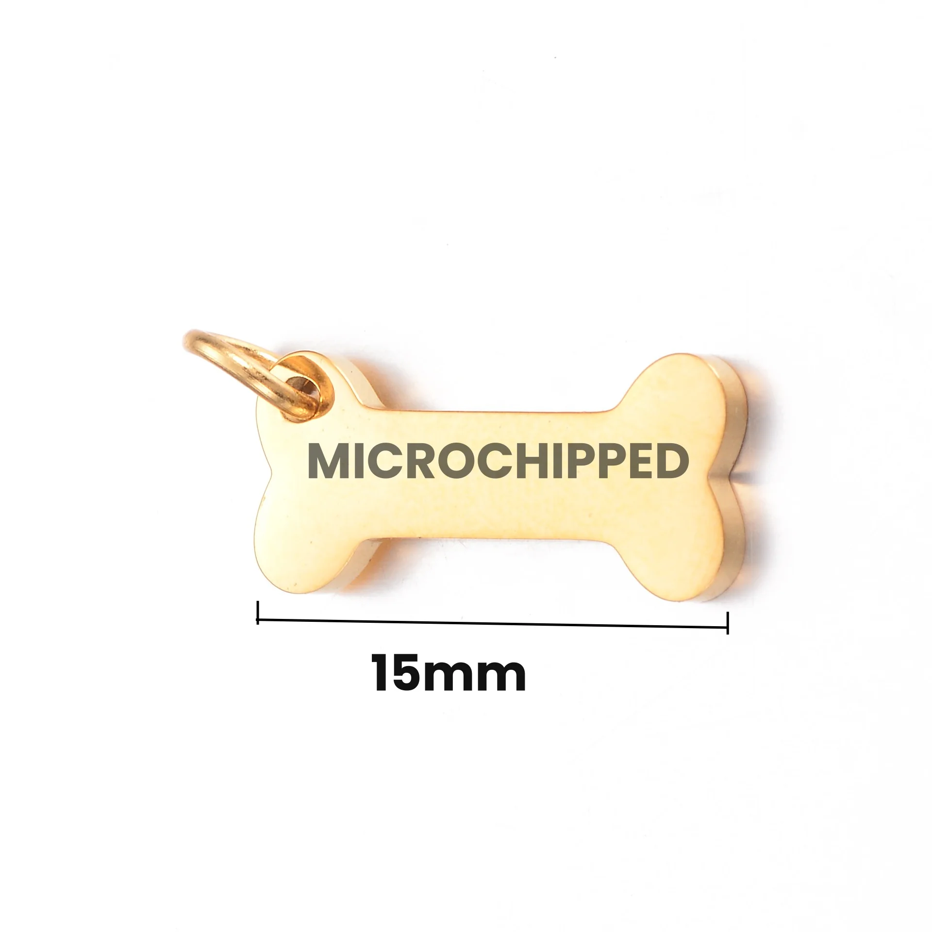 תג כלב השבב זעיר microchipped להוסיף על חתול צווארון חתול מחמד חרוט קטן 8 מ "מ עצם אני