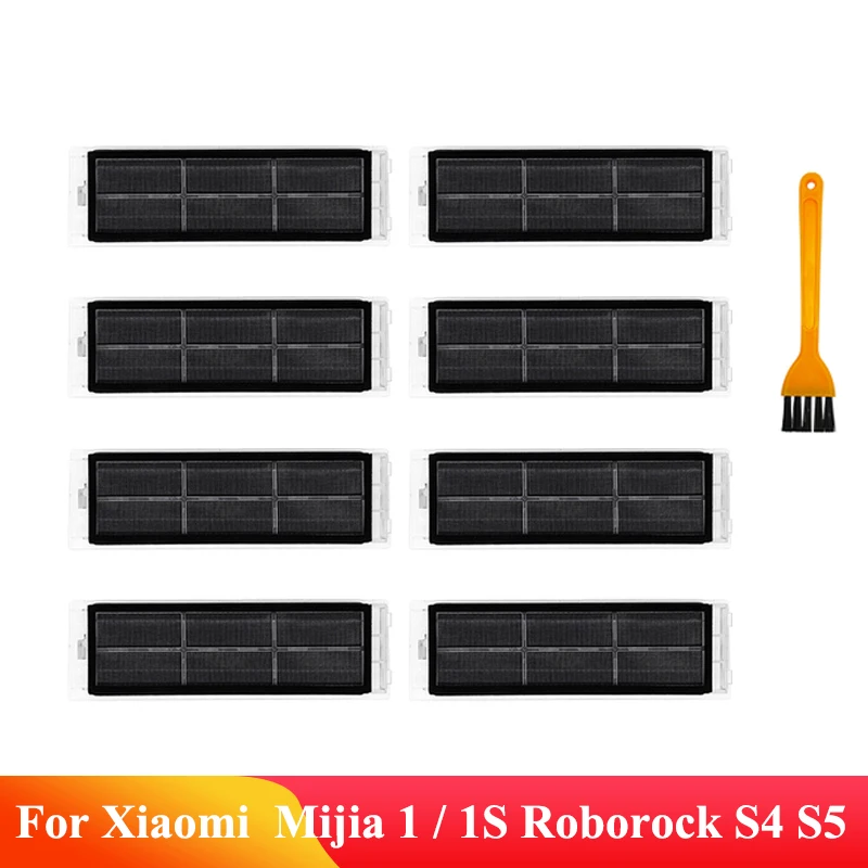 

For Xiaomi Mijia 1 / 1S Roborock S4 S5 S5 Max S6 S6 MaxV S6 Pure Activated Carbon Hepa Filter Robot Vacuum Cleaner Spare Part