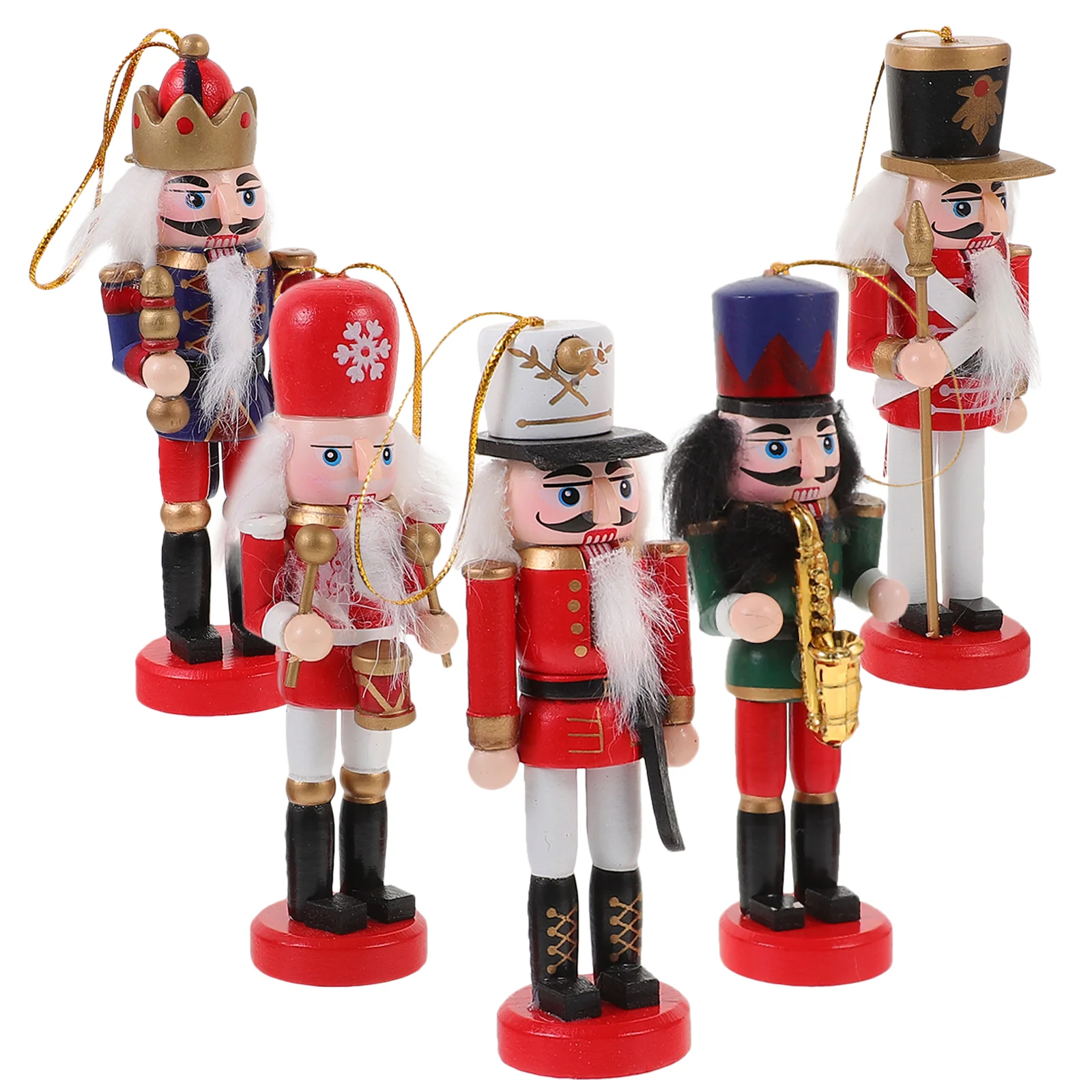 

Festival Nutcracker Decoration Wooden Nutcracker Festival Nutcracker Tabletop Christmas Decoration