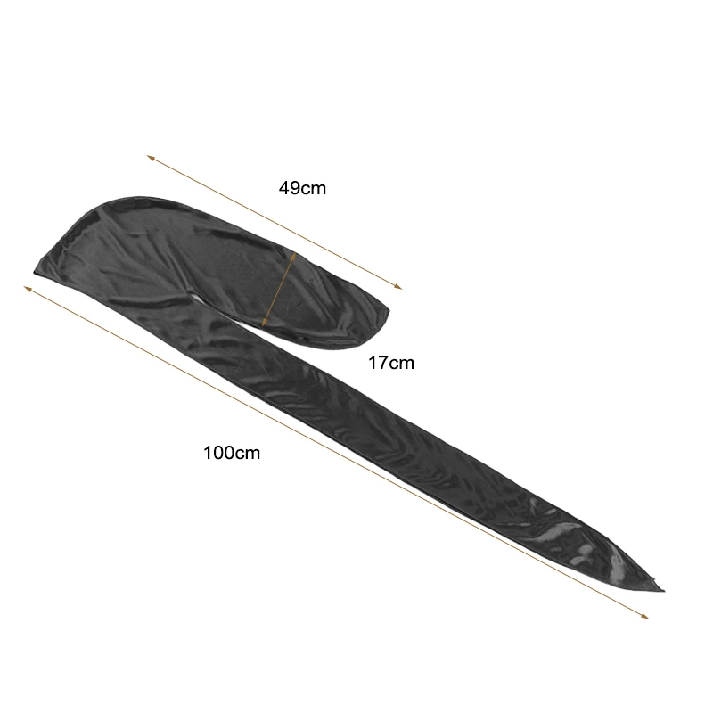 2PCS/LOT Unisex Men Women Satin Breathable Silky Durag Long Tail Doo Rag Pirate Hat Headband Turban Bandana Durag Headwear silk durag