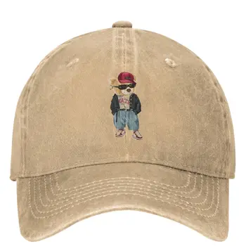 Stay Cool Boy berretto da Baseball lavato animali Bear Print Classic Trucker Dad Hat Summer Women Men Outdoor Sport berretti da Baseball 1