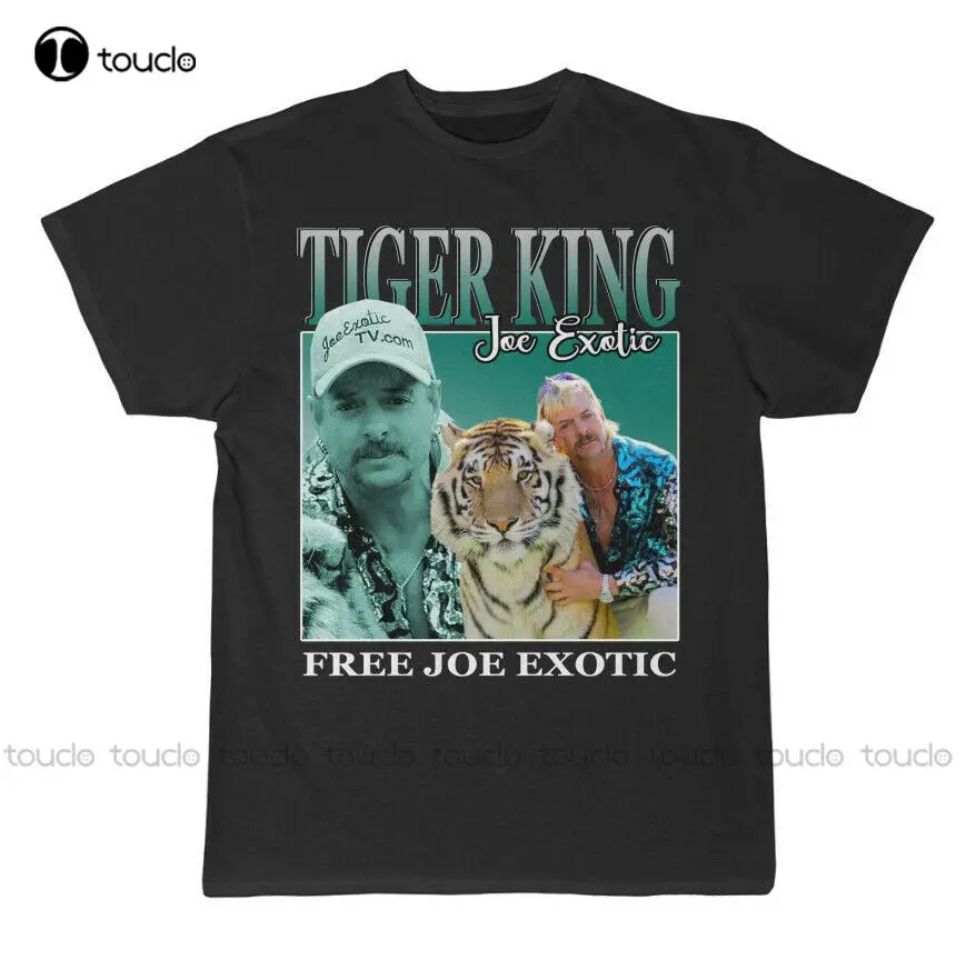 

Joe Exotic Tiger King Funny Free Joe Exotic Tv Show T-Shirt Green Shirt Custom Aldult Teen Unisex Digital Printing Tee Shirts