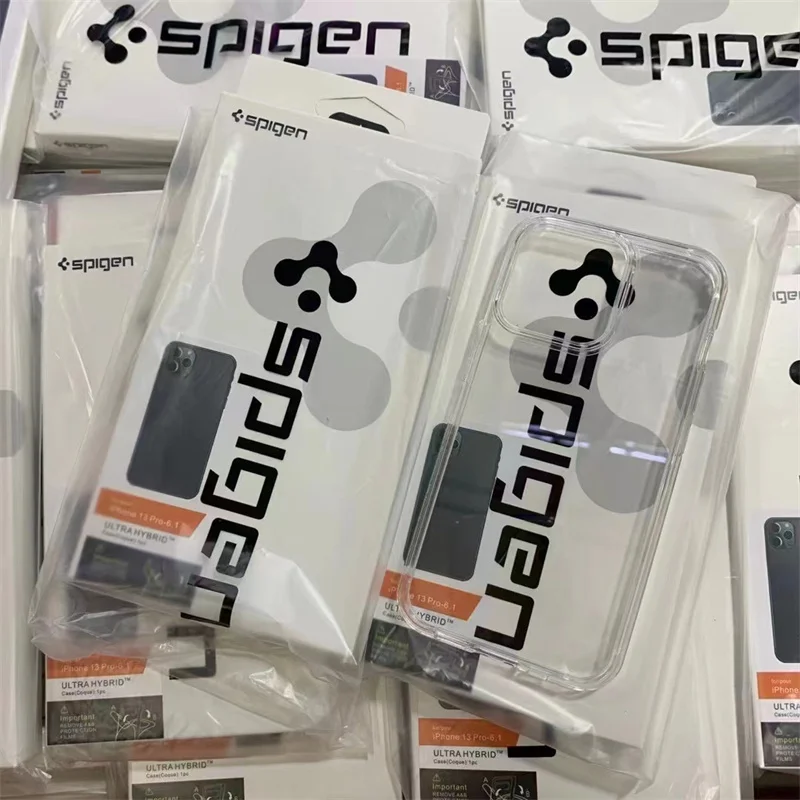 phone cases for iphone 12 mini  Spigen Crystal Clear Hard PC Phone Case For Apple iPhone 13/12 Pro Max Ultra Thin Luxury Korean Brand New Transparent Case Cover clear iphone 12 mini case