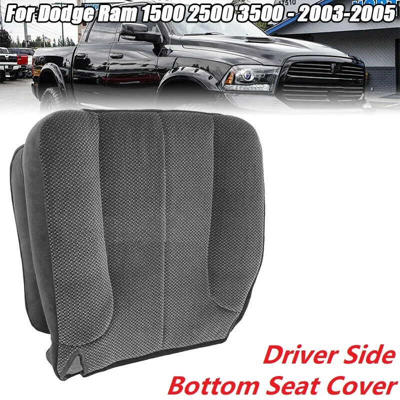 

Тканевый чехол для сиденья автомобильного водителя для Dodge Ram 1500 2500 3500 SLT 2002-2005, серый