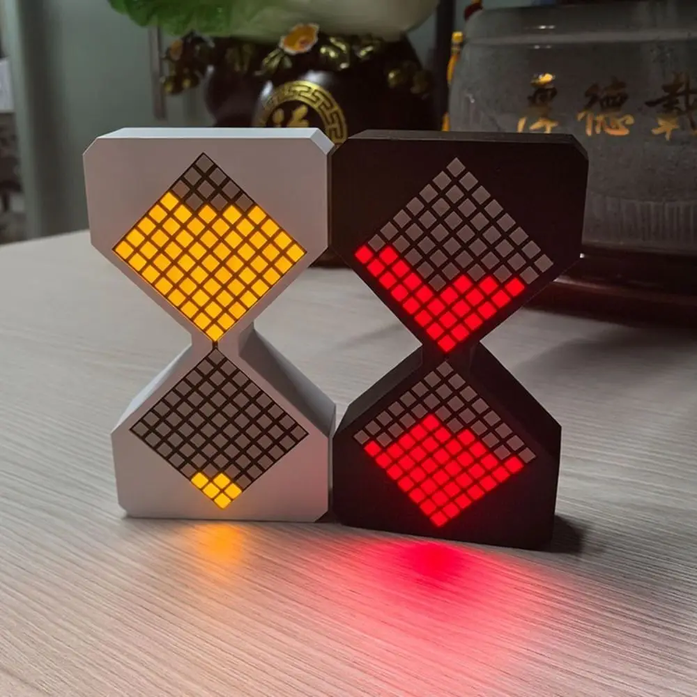 Cyber Style LED Electronic Hourglass 1-30 Min Timer Gravity Sensing DIY Digital Sand Clock Technology Sense Home Decoration