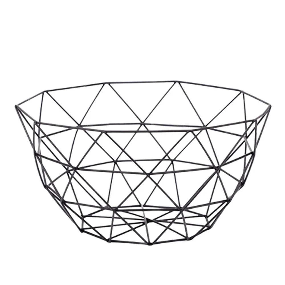 Fruit Basket Container Metal Wire Basket Kitchen Storage