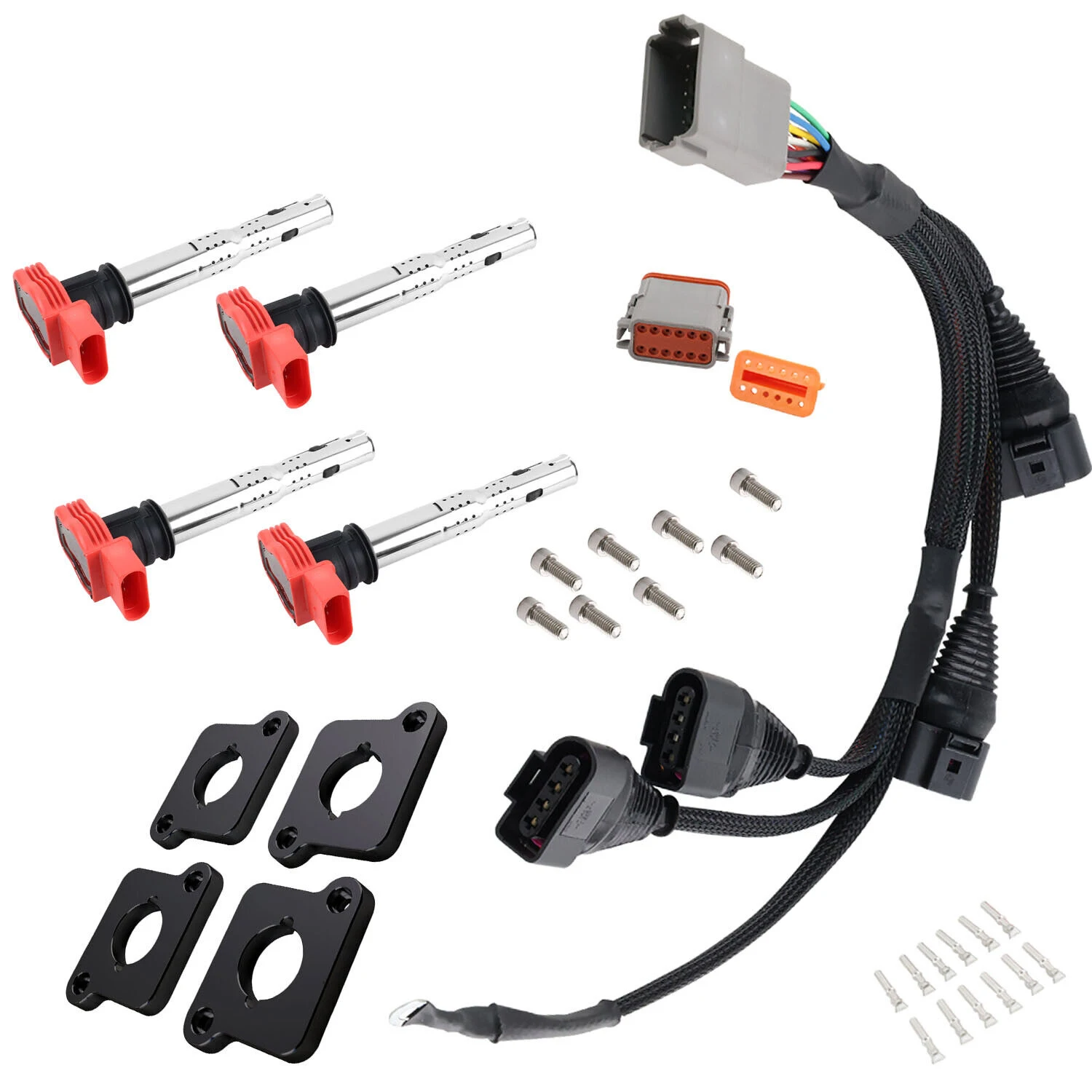 1.8T to 2.0T FSI R8 Ignition Coil Packs Conversion ICM for Passat Golf Jetta A4 B5