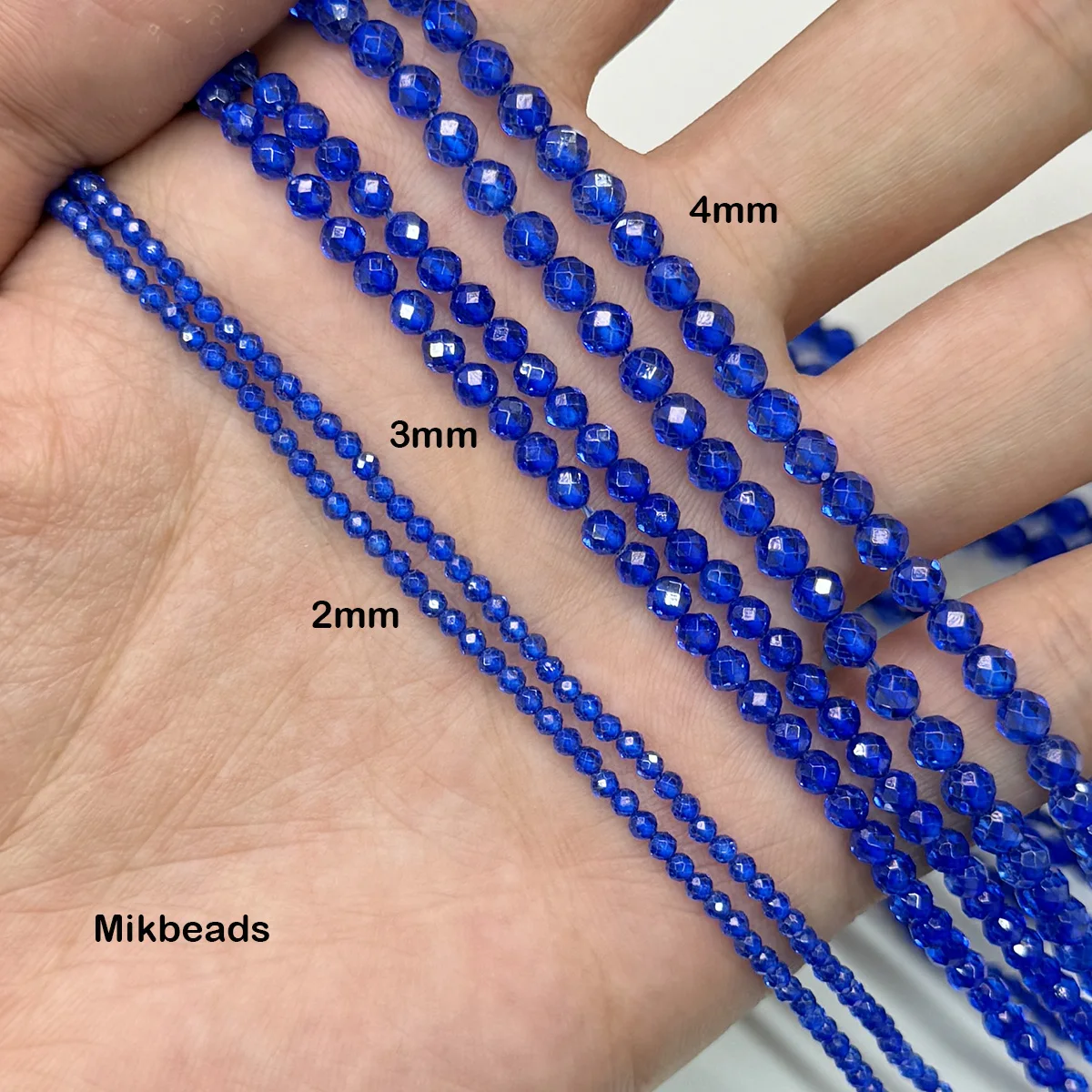 47 Perline Di Lapislazzuli Blu Naturale 8 Mm – Pietre Sfuse Per Gioielli Fai-da-Te, RayLineDo