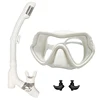 QYQ Diving Mask Professional Snorkel Diving Mask and Snorkels Goggles Glasses Diving Swimming Easy Breath Tube Set Snorkel Mask