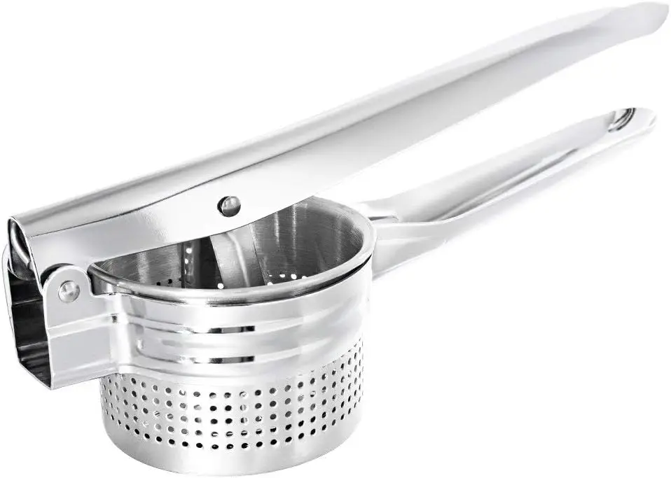 Potato Masher Kitchen Gadget Food Grade Stainless Steel Crusher Fruit and Vegetable Juicer Ergonomic Comfort Handle