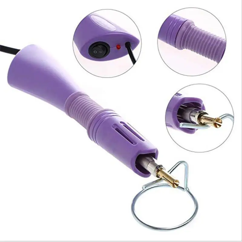 Purple Hotfix Rhinestone Applicator Fast Heating Iron-on