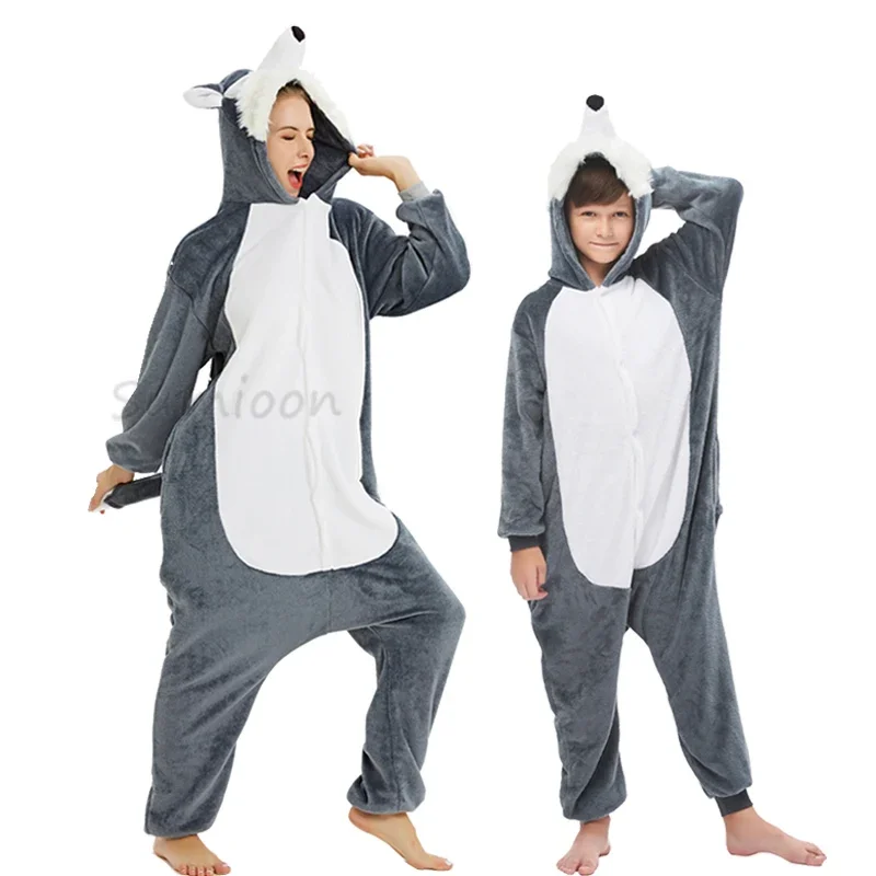 Children Kigurumi Unicorn Pajamas Kids Baby Animal Fox Overalls Jumpsuit Onesie Panda Pajama Sleepwear Girls Pyjama Pijamas