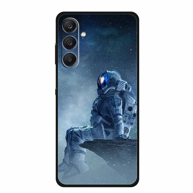 Cool Astronaut Space Soft Silicone TPU Phone Case