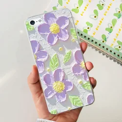 Charming Abstract Art Soft Silicone Phone Case - iPhone SE (2016) (LIGHT BLUE)