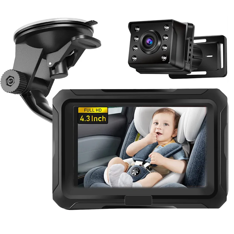 Baby Car Mirror Night Vision Car LYUCRAZ Security Baby Car Mirror
