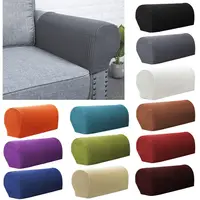 2PCS/SET Sofa Armrest Covers Fleece Premium Armrest Covers Stretchy Chair Sofa Couch Arm Protector Stretch to Fit 1