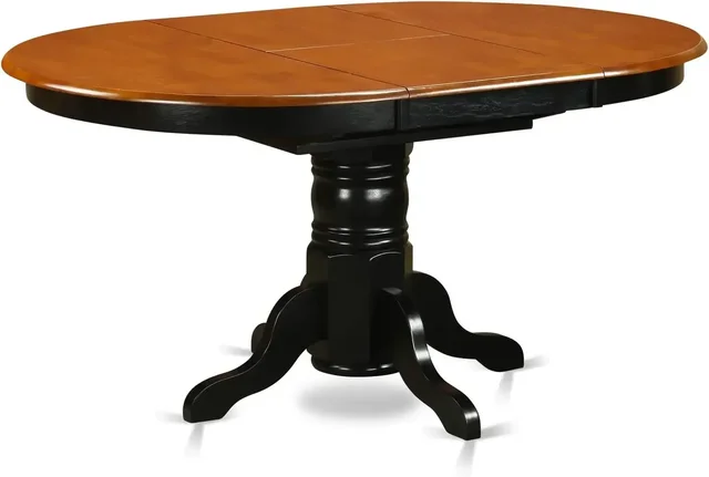 5-Piece Oval Dining Table Set with 4 Chairs 3