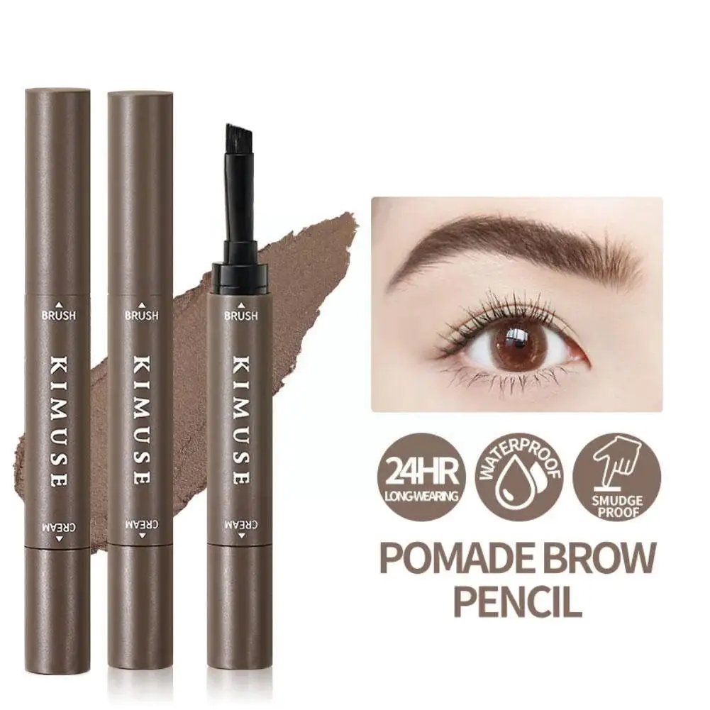 

KIMUSE 3 Colors Dyeing Eyebrow Cream With Brush Natural Waterproof Last Color Smooth And High Sweat-proof 24 Long Hours K8X5