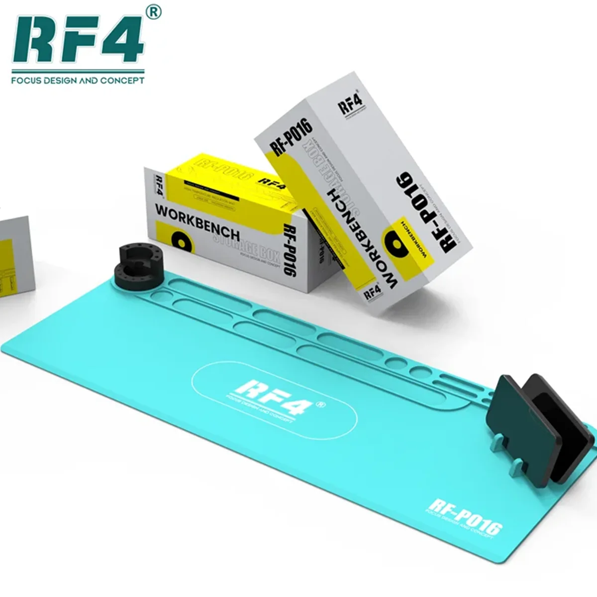 RF4 RF-PO15 RF-PO16 수리 패드, 실리콘 고온 내성, 휴대폰 전자 수리 실리콘 패드
