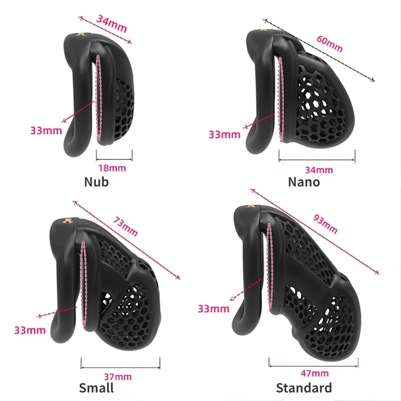 Male Chastity Cage Embedded Small Penis Lock with Soft Silicone Catheter and 4 Size Cock Rings Adult Abstinence Sex Toys
