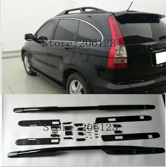 Best Price! FOR Honda CRV CR-V 2007 2008 2009 High Quality Aluminum Best Price! Aluminium Alloy Roof Rack Side Rails Bars Silver