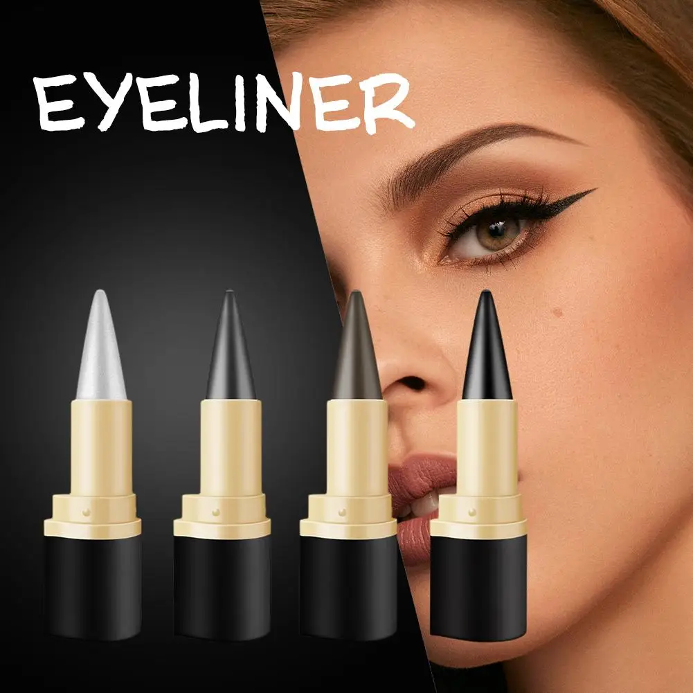 Waterproof Eye Enhancing Stick Black Eyeliner Pencil Solid Thick Gel Smooth Long-Lasting 24-Hour Smoky Eye Liner Cosmetic eyeliner pencil