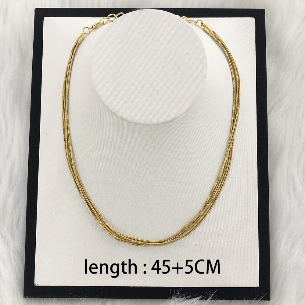 2 pcs Women Jewelry Set Necklace Earring Set Golden and Rose Golden African Nigerian Daily Jewelry Set for Party 