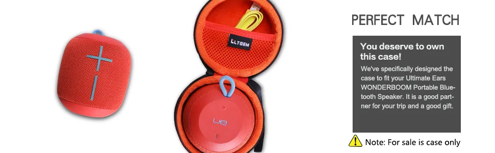 Speaker Case for Ultimate Ears WONDERBOOM Portable Bluetooth Speaker Storage Carrying Bag Speaker Accessories
