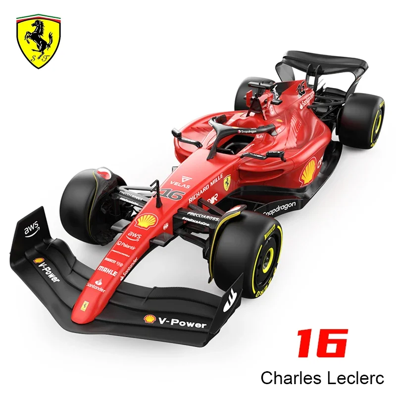 1/12 Ferrari F1-75 2022 #16 Charles Leclerc F1 Formula Racing RC Car Toy Model Collection Gift Remote Control Vehicle 1/18 Scale 2
