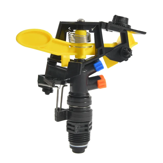 1 Pc Double Outlet Rocker Fúvóka 360 Fokos Forgó Sugárhajtású Mezőgazdasági Kert Öntözés 1/2 & Quot - Image 6