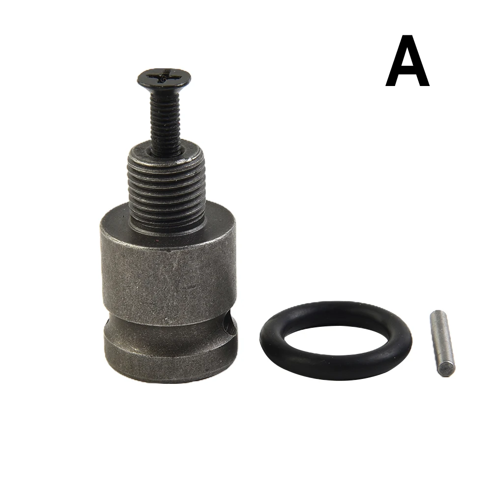 Durable Practical Drill Chuck Adaptor Kit Set W/aprons&bolts Workshop 1/2-20UNF 3/8-24UNF Connector Conversion