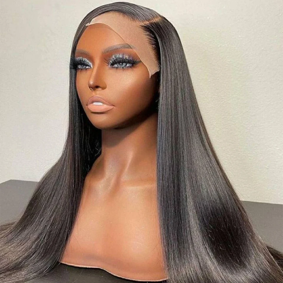 

Hd Transparen Lace Human Hair Wig 40 Inch 13x4 13x6 Bone Straight Brizilian Glueless Hair Wigs For Women 4x4 Closure Wig