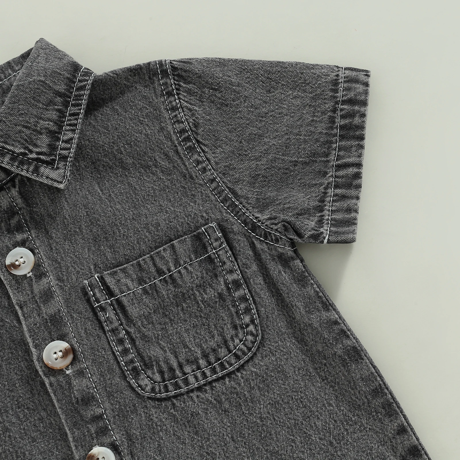 Kids Shirts Boys Shirts Toddler Kids Baby Boys Summer Casual Denim Shirt