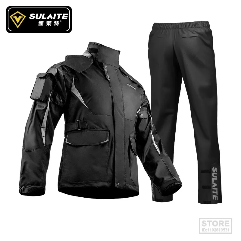 

Motorcycle Raincoat Waterproof Motorbike Suit Outdoor Riding Full-body Pants Motocross Split Cloth