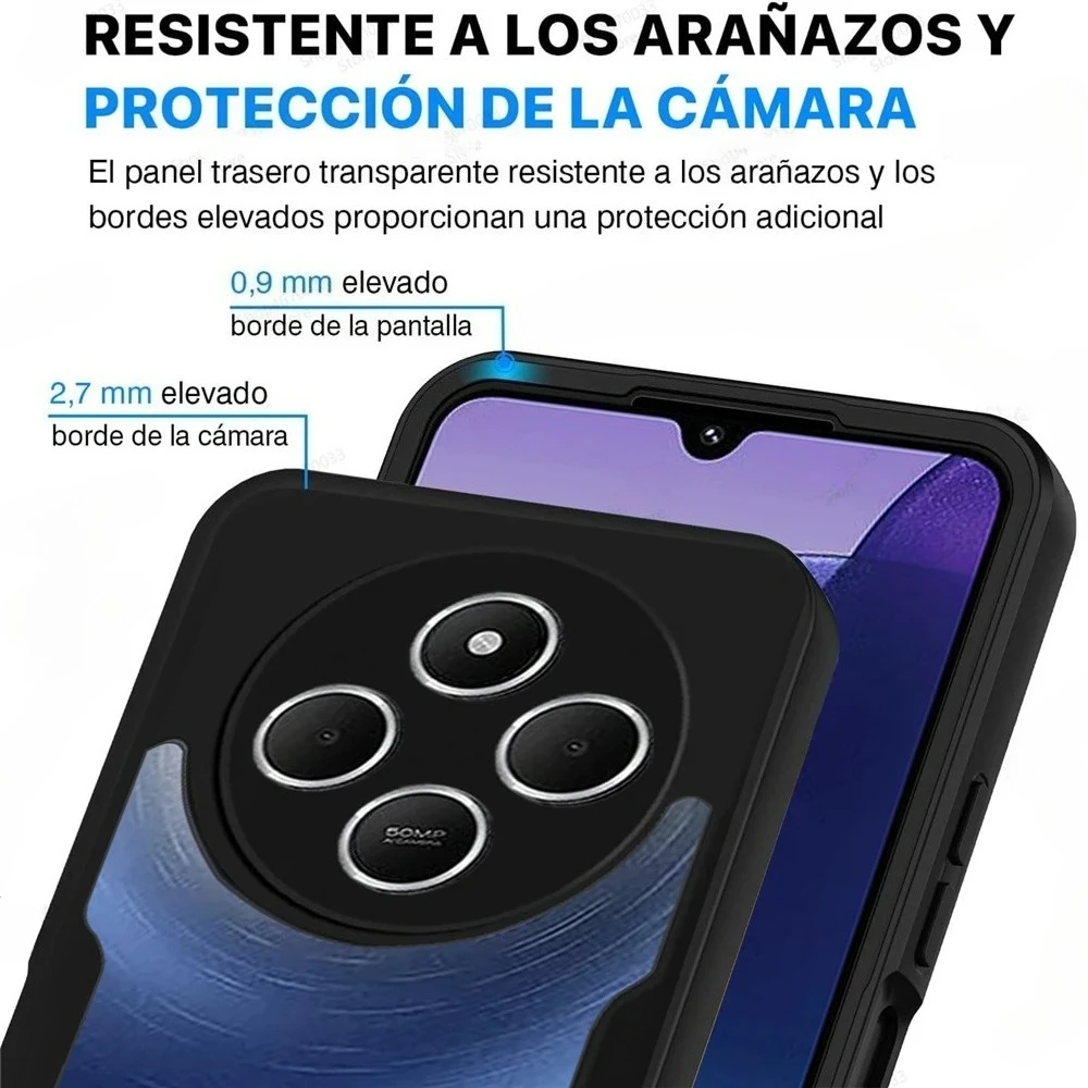Transparent 3-in-1 360° Screen Protector with Metal Magnetic Car Holder and Phone Back Cover