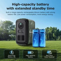 Caméra de surveillance extérieure Sectec 5MP Mini solaire 4G, couleur camouflage, WiFi, détection PIR, suivi automatique, application UBox 4