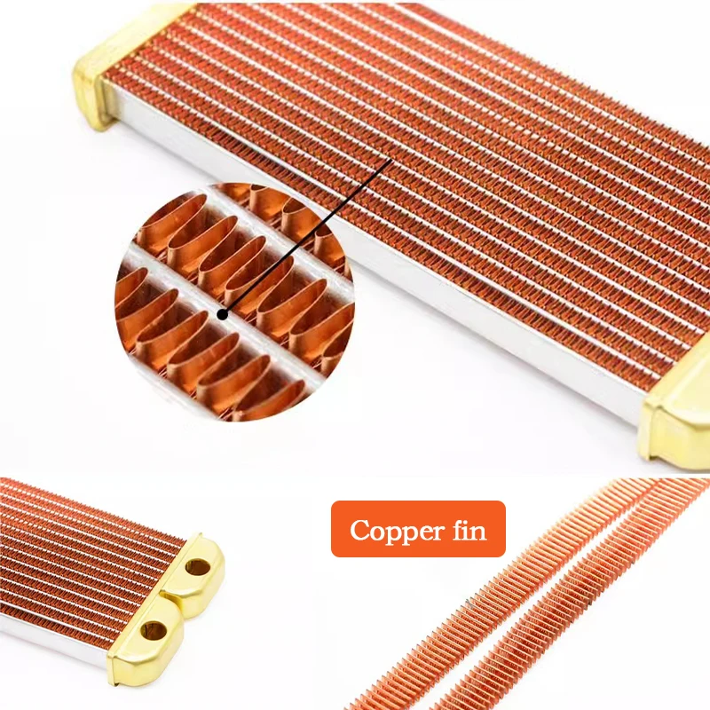 Zemod-copper Water Cooling Computer Case Radiador de Água Refrigeração a Água Adequado para Ventiladores de 120 mm Tsrp-tw120 240 mm 360 mm 480 mm - Imagem 3