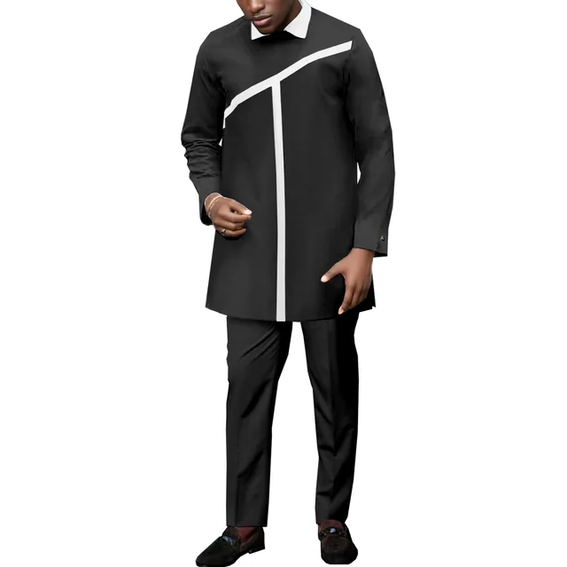 Bolaji Long Sleeve Dashiki Outfit - Image 2