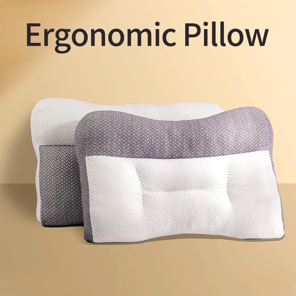 

Orthopedic Reverse Traction Pillow Protects Cervical Vertebra and Helps Sleep Single Neck Pillow Can Be Machine Washable