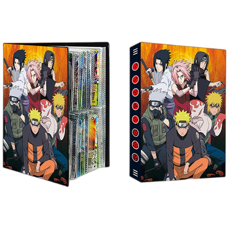 Anime Naruto Peripheral Card Album Book Game Card Collection Toys Holder Binder High-Capacity Storage Bag Holder Book images - 6