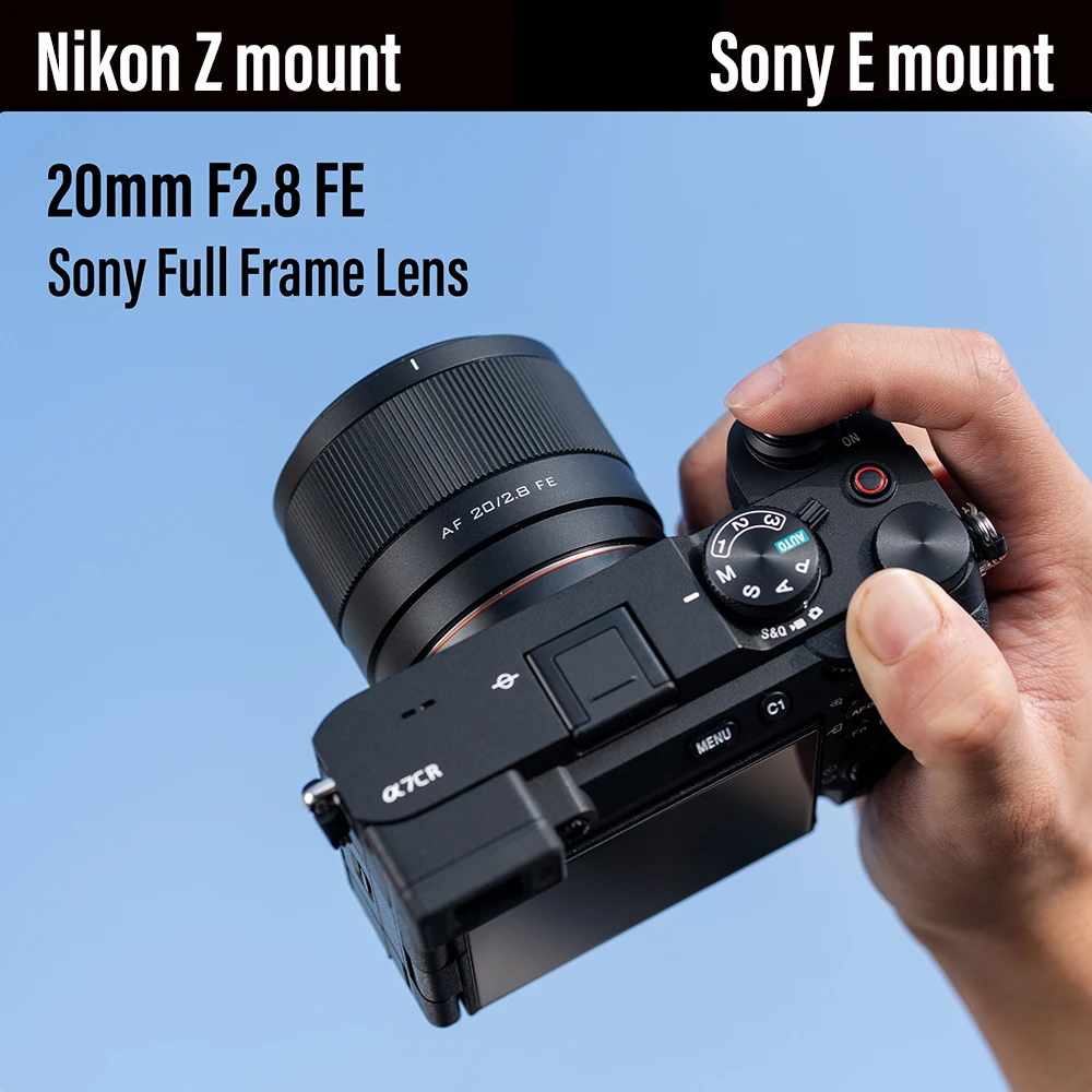 Фото VILTROX 20 мм F2.8 для объектива Sony Nikon полная Рамка ультра широкий угол Автофокус VLOG Объектив Sony E A7C A6400 EV-Z10 Nikon объектив камеры №5